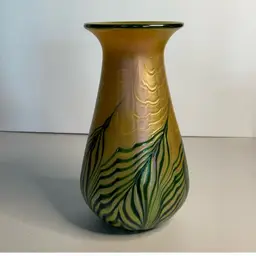 0019 Lundberg Studios Fern Gourd Vase