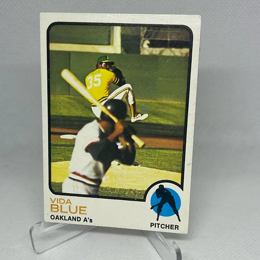 1973 Topps #430 Vida Blue Oakland Athletics