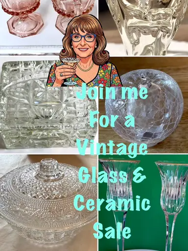 Vintage Glass & Ceramic Sale! A Few Irish Items Too! 