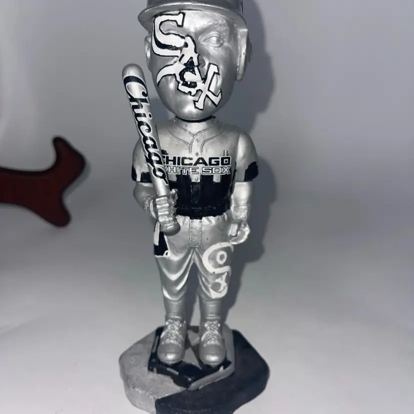 Legends of Diamond   7" Bobblehead 2003 ALL STAR GAME WHITE SOX  silver cap