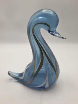 Stuart Abelman Glass Bird Figurine