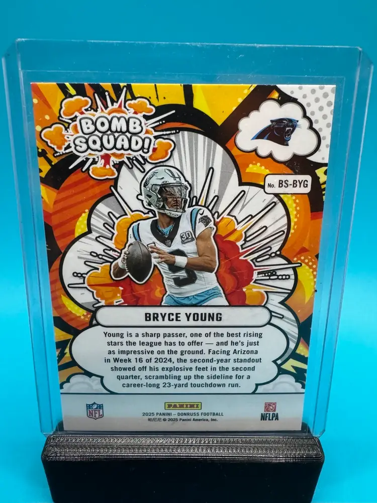 Bryce Young Donruss Bomb Squad Carolina Panthers