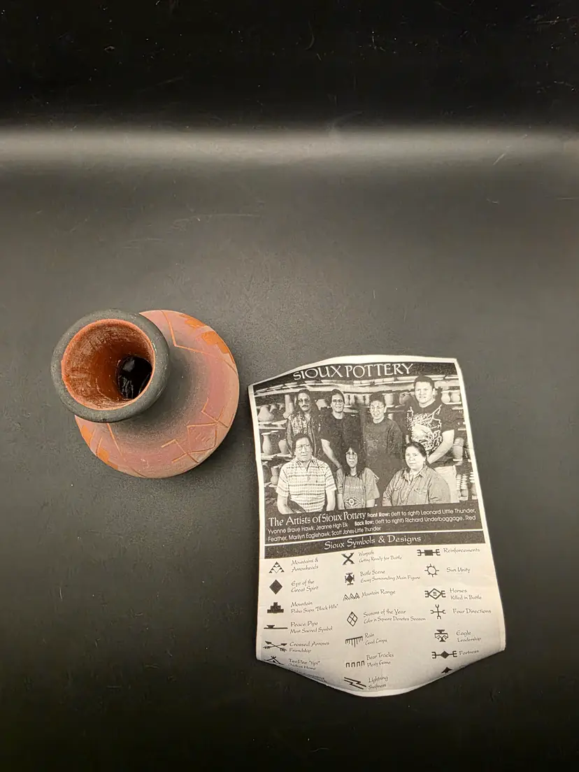 Sioux Pottery Vase