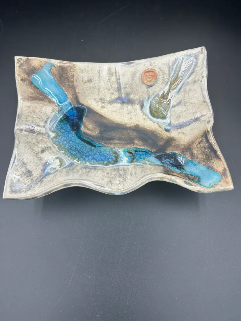 Ireland Studio Pottery Amanda Murphy Decorative Catch All Trinket Dish