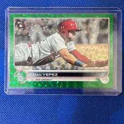2022 Topps Series 2 Juan Yepez Green Foil 407/499