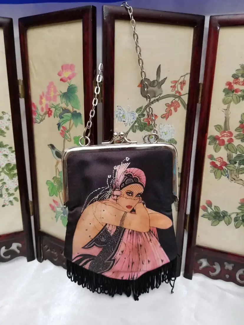 Vintage Art Deco Style Flapper Handbag