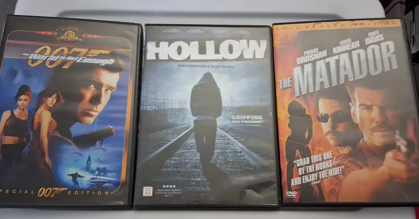 Action-Packed DVD Trio: 007, Hollow, The Matador