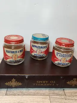 CHOICE of Vintage Baby Food Jars