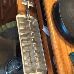 Vintage Metal Ice Cube Tray