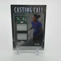 Alyssa Thompson 2024-25 Panini Noir Soccer Casting Call CC-AT /55 USWNT - Soccer Card
