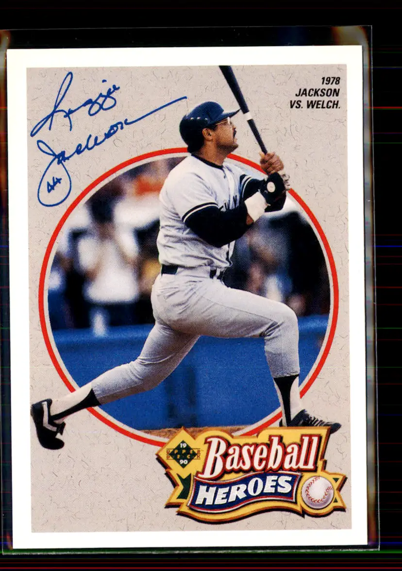 Reggie Jackson 1990 Upper Deck Heroes Baseball Heroes #4 - New York Yankees - (146-148)