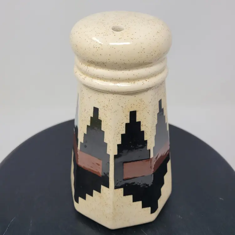 Signed Navajo Pottery Sugar Dispenser By Yazzie