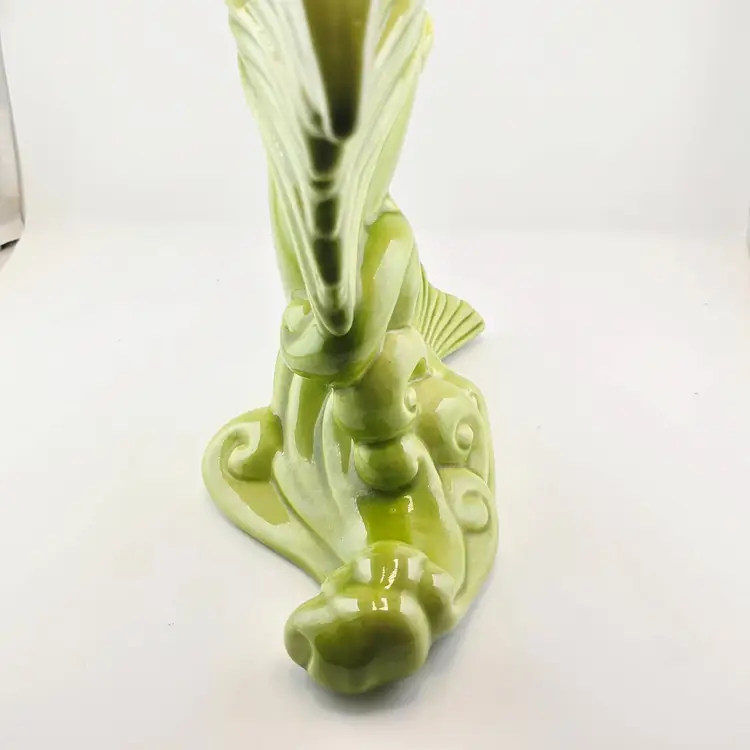 Vintage Royal Haggar Swordfish Chartreuse as is  Planter