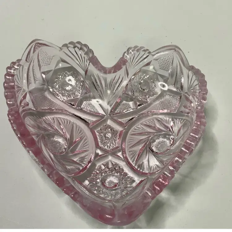 Smith Pink Heart Trinket Dish