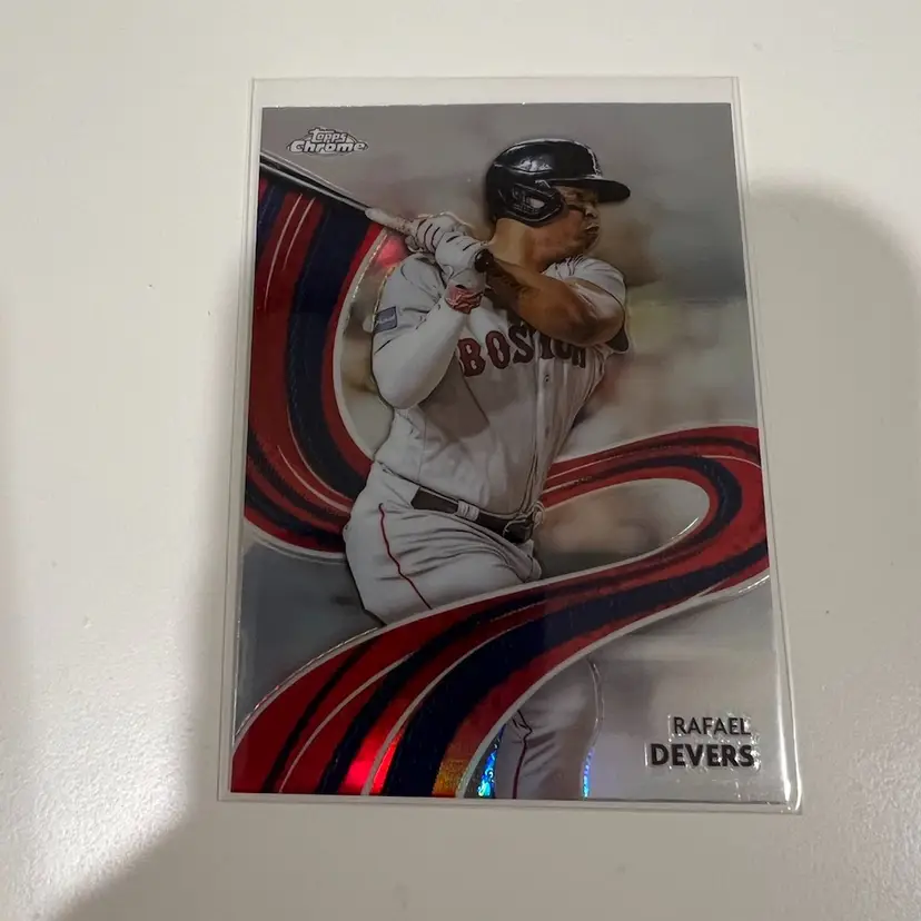 Rafael Devers Chrome Strokes Boston Red Sox