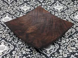 Handcrafted 8.5" Square Black Walnut Plate/Bowl