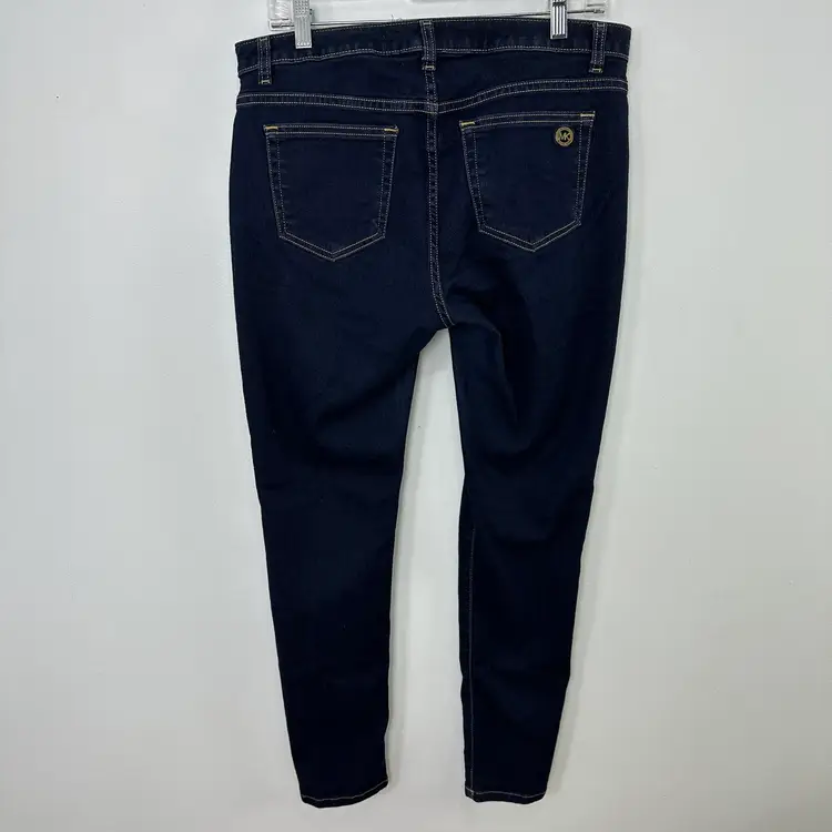 Michael Kors Izzy Skinny Dark Blue Jeans Size 10