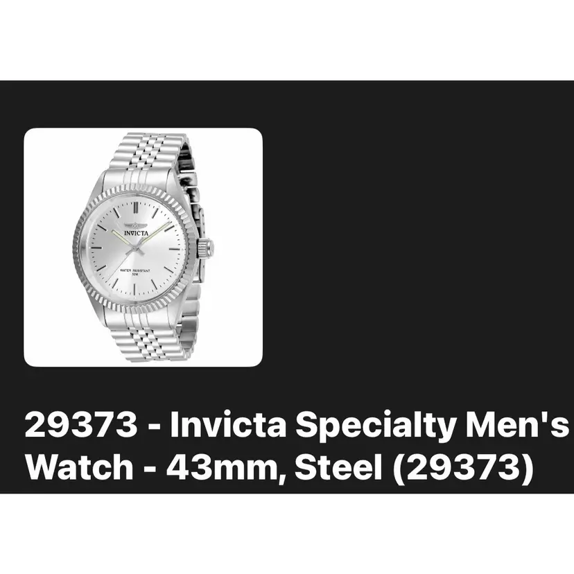 Invicta Specialty Men's
Watch - 43mm, Steel