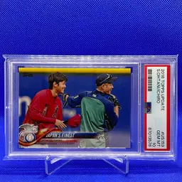 2018 Topps Update Japans Finest Ohtani And Ichiro PSA 10 Los Angeles Dodgers Seattle Mariners