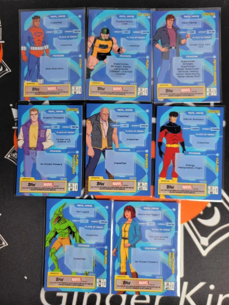 2025 Finest X-Men ’97 Refractor Lot of 7