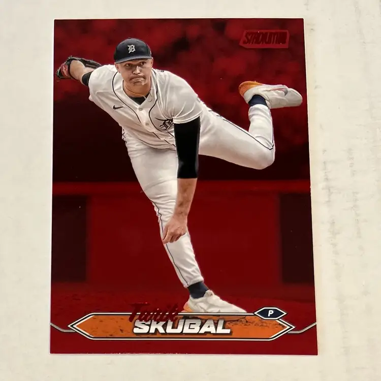 Tarik Skubal Red Foil Detroit Tigers
