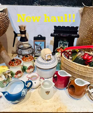 Mushrooms 🍄 Mini Creamers And A Butter Bell