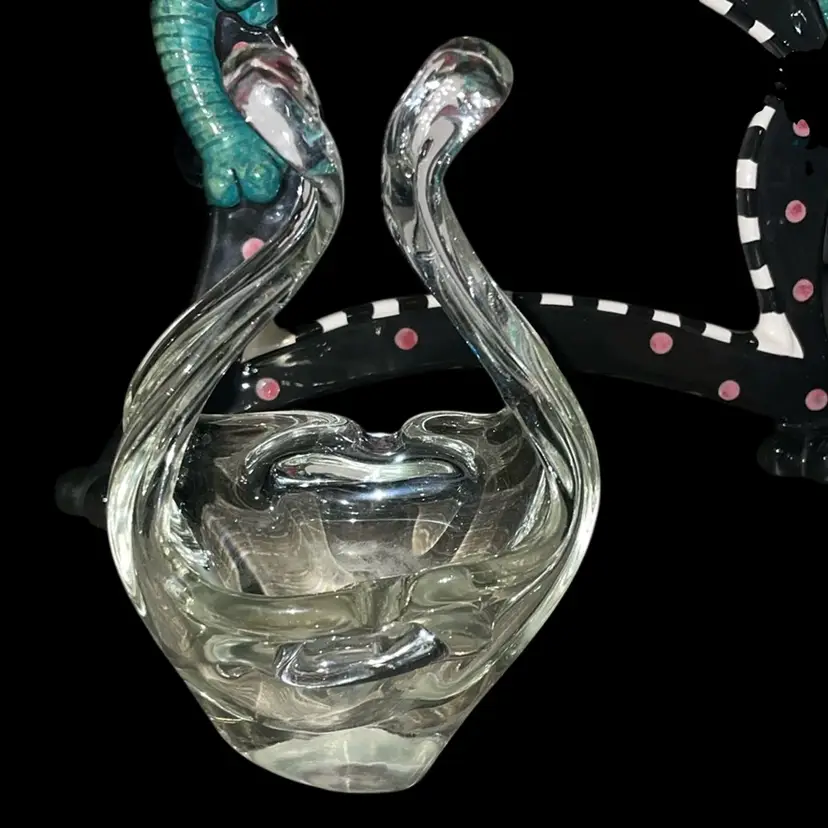 Pulled Art Glass Bowl