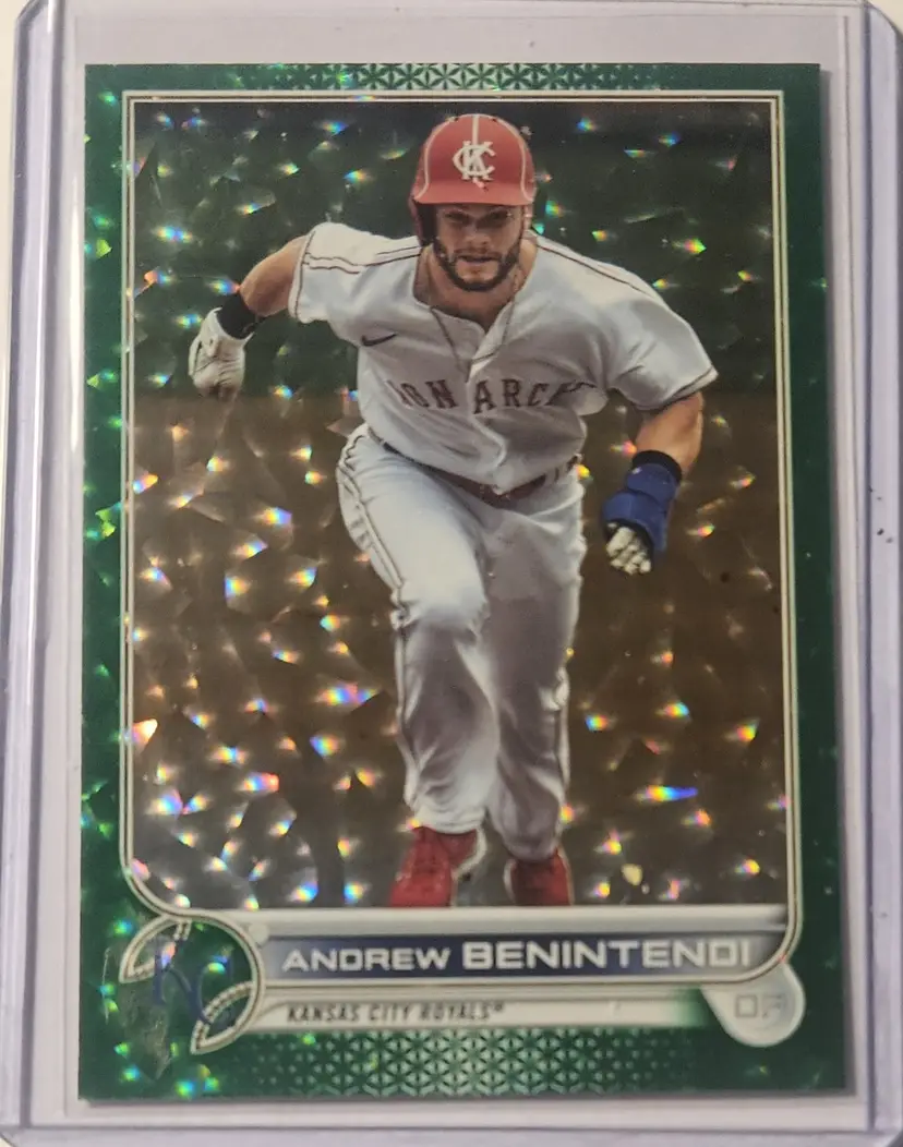 2022 Topps Series 2 Green Foil Andrew Benintendi 064/499