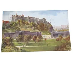 1953 Art Photo Postcard Of Edinburgh Castle Scotland