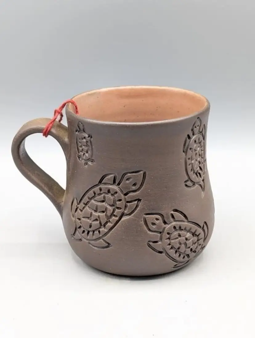 Mohawk Pottery Turtle Design Mug