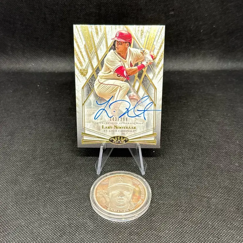 2022 Topps Tier One Lars Nootbaar Break Out Auto /299 St. Louis Cardinals