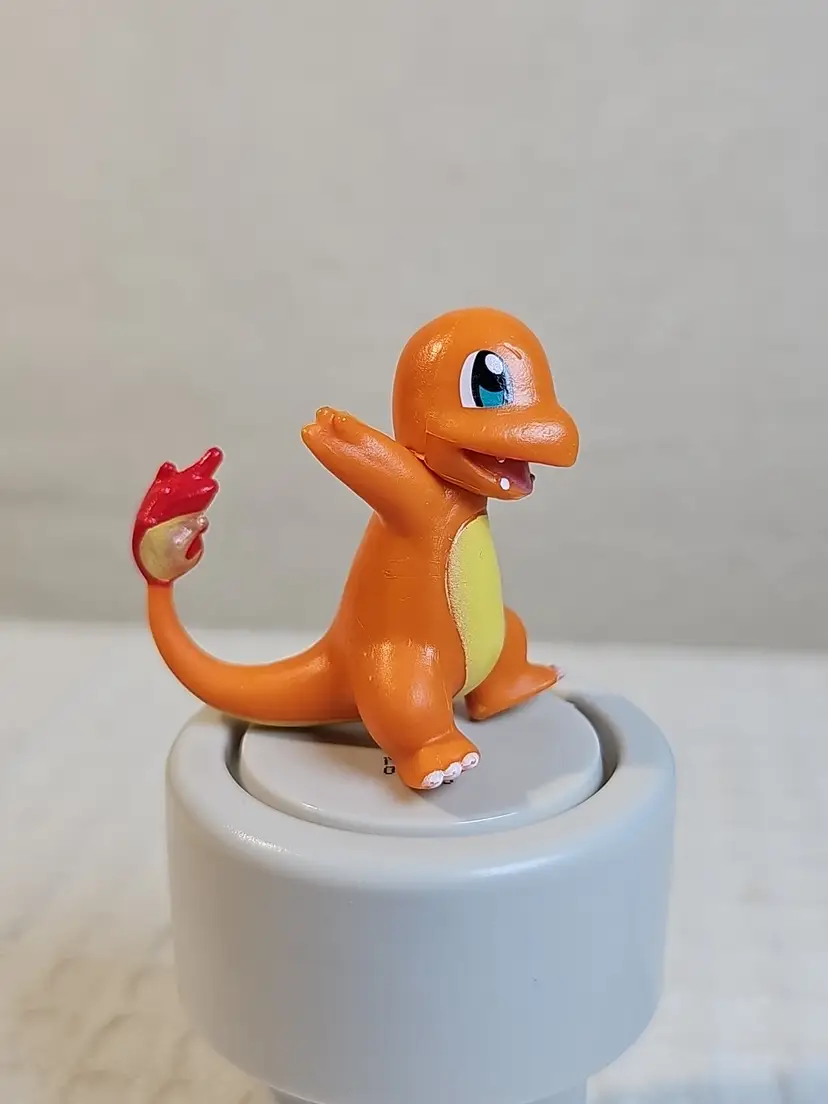 Vintage Pokemon Charmander Mini Figure Nintendo 1999 Toy 1,6" Free Shipping cse