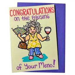 Made By Me, Hand Painted Greeting Card, Congratulations