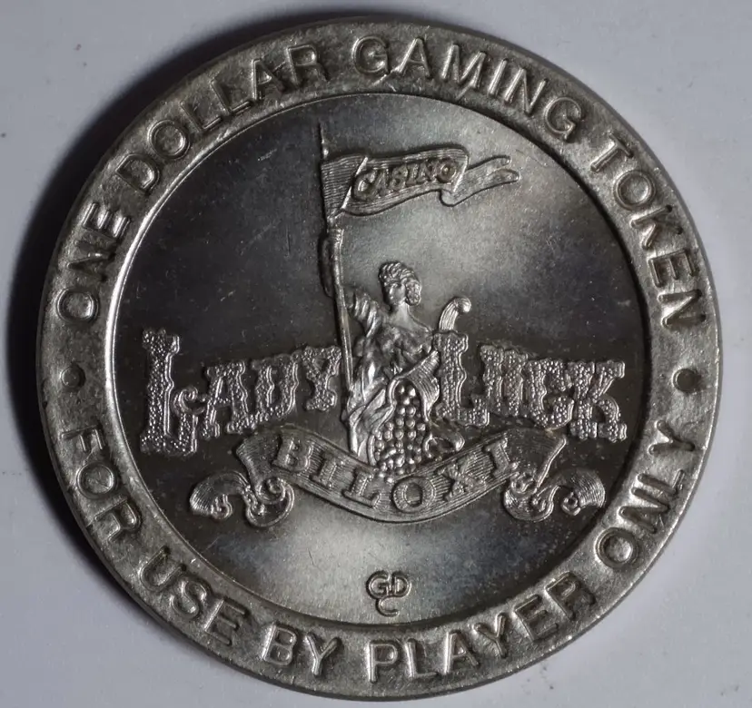 Lady Luck Gaming $1 Token - Biloxi, Mississippi
