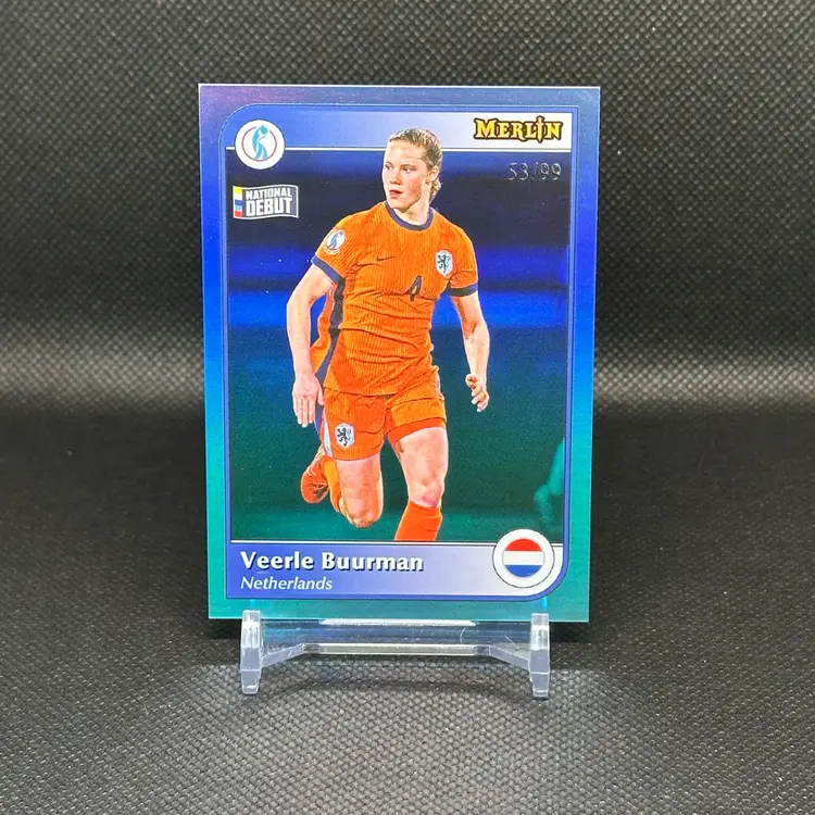 Veerle Buurman Eurostars /99 2025 Topps Merlin Euros - Netherlands Debut