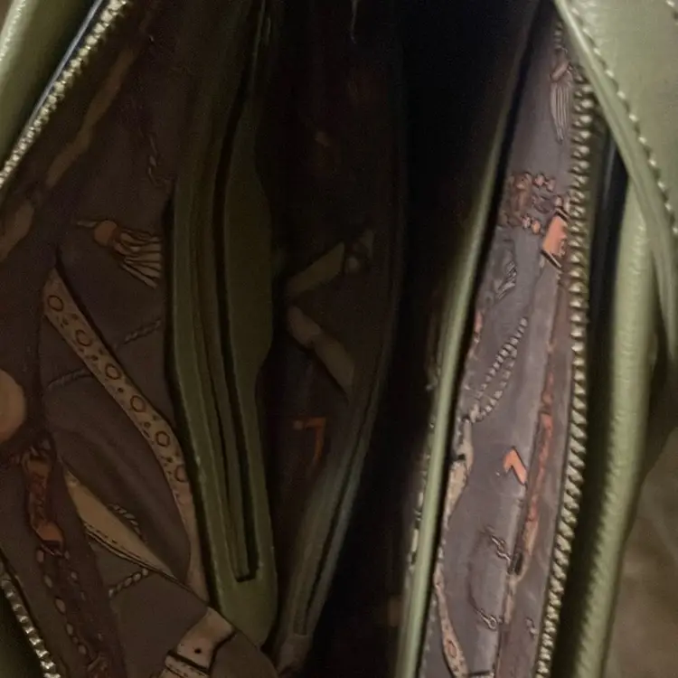 Large Sage Green Satchel Tote