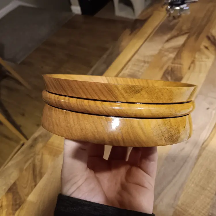 Decorative Cherry Bowl with a belt because its pants are too big