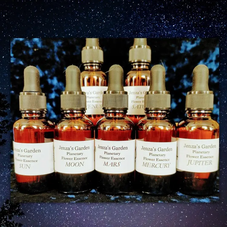 Planetary Association Flower Essence Blends: Each of the Planetary Associations of the 7 days of the week.