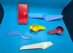 VTG Lot of 6 Tupperware Kitchen Gadgets Scoop Cheese Slicer Pastry Server Egg