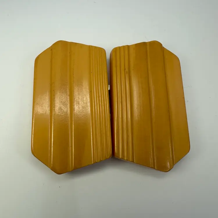 Butterscotch Bakelite Buckle with Original Hardware