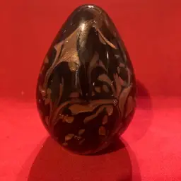 05. VTG Magnum Copper Adventurine Egg Paperweight