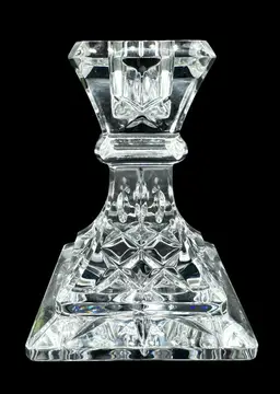 Waterford Lismore Pattern Lead Crystal 4 Single Candlestick Ireland 4”