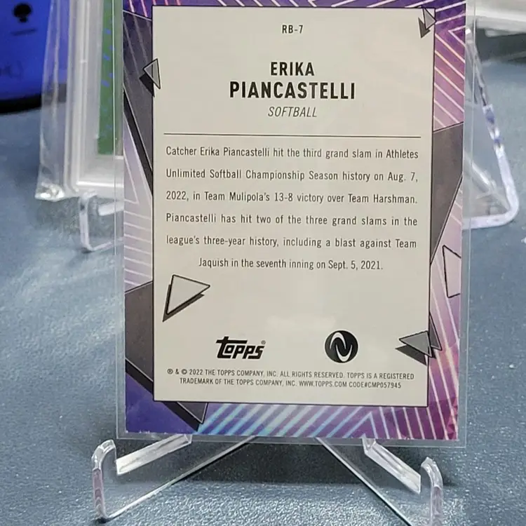 2023 Topps Athletes Unlimited Record Breakers #RB-7 Erika Piancastelli