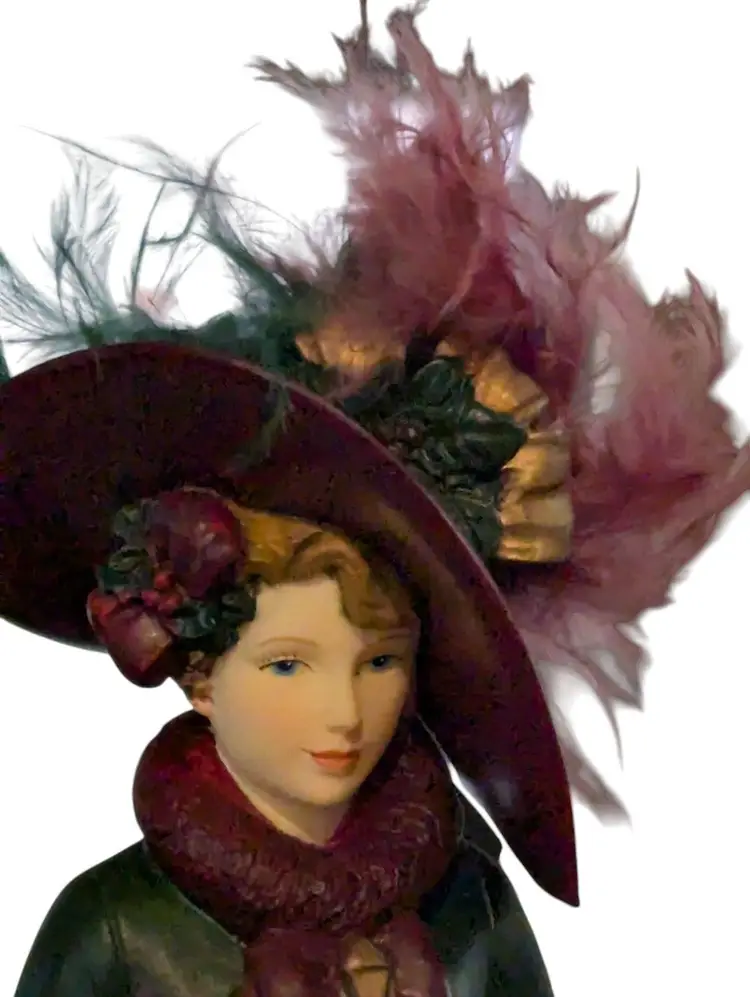 Thomas Kinkade Dressed for the Holidays Figurine "In the Christmas Spirit" 2734A