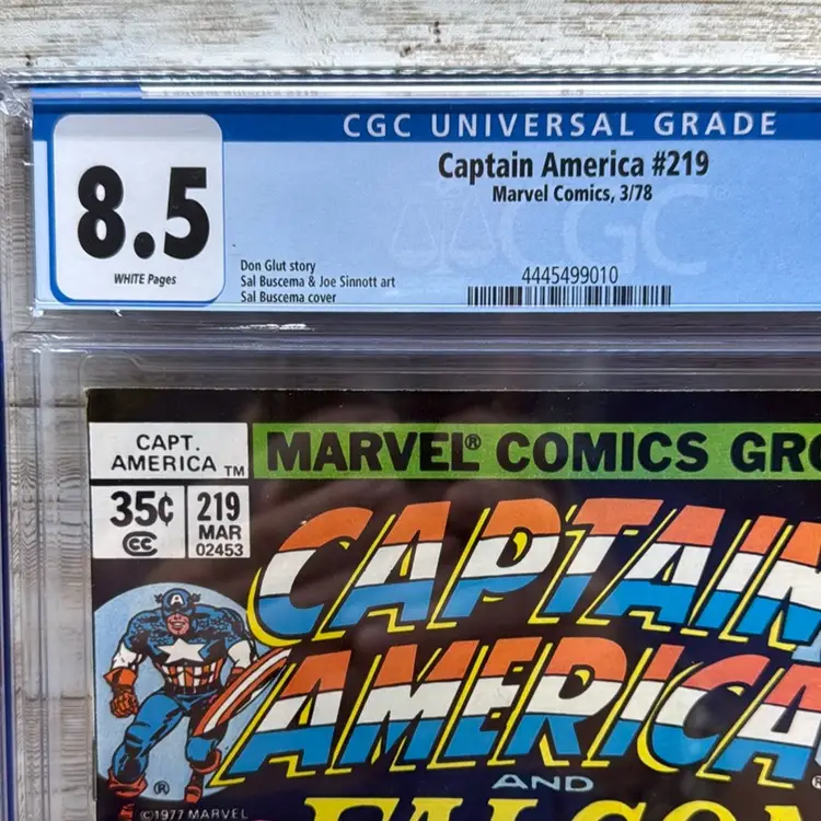 Captain America and the Falcon #219 CGC 8.5 VF+ Marvel Comics 1978