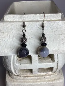 Cracked Agate Earrings