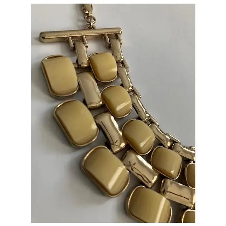 Gold Tone Statement Necklace