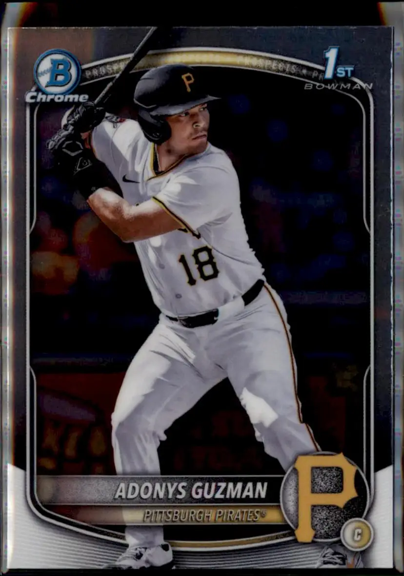 2025 Bowman Draft #BDC-126 Adonys Guzman Chrome - (138) - Pittsburgh Pirates