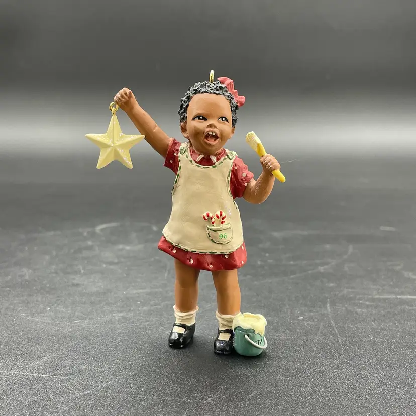 Hallmark All God's Children 1st in Series Christy Hanging Christmas Ornament