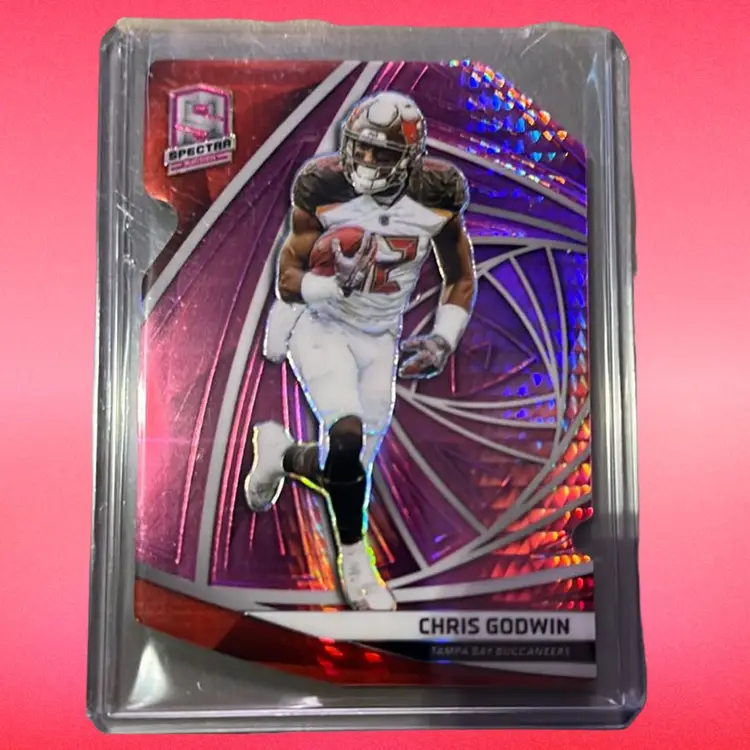 2019 Panini Spectra Football Chris Godwin Hyper Prizm Dye-Cut 8/20